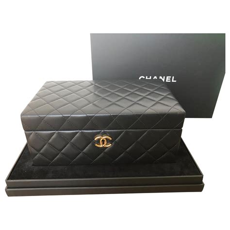 chanel leather jewelry box|Chanel jewelry outlet.